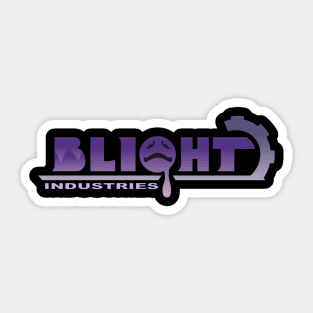 Blight Industries Text Logo Sticker